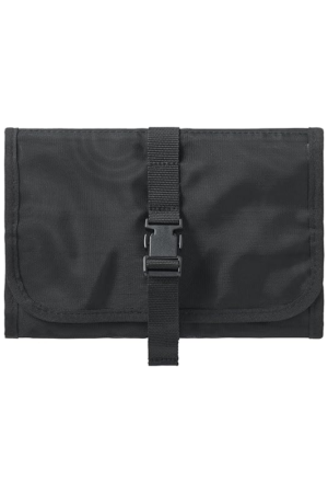 Mesh Hanging Toiletry Case, Black, Approx. 8.3 x 5.9 inches (21 x 15 cm)